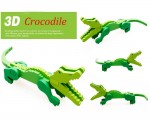 Puzzle 3d constructie figurina crocodil3 - HAM BEBE
