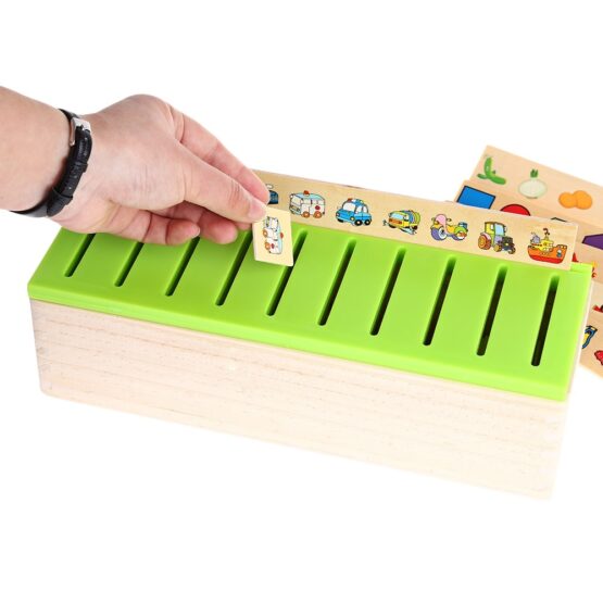 Joc sortare si asociere montessori jucarie lemn9-Jocuri educationale