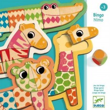 Joc puzzle lemn djeco bingo nimo2-Jucarii din Lemn si Montessori