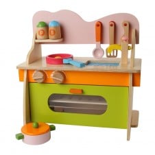 Bucatarie de jucarie din lemn Color Kitchen MSN15027 - HAM BEBE