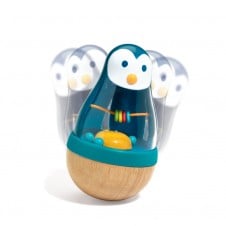 Jucarie motricitate bebe roly poly pinguin djeco2 - HAM BEBE