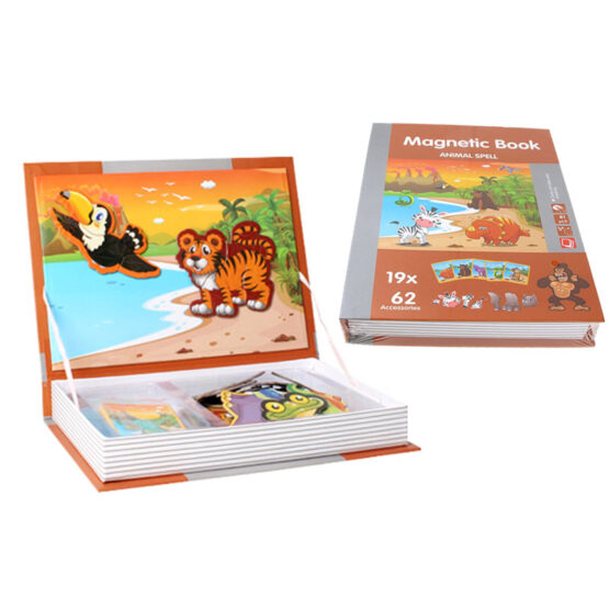 Carte magnetica animale3-Table si jocuri magnetice