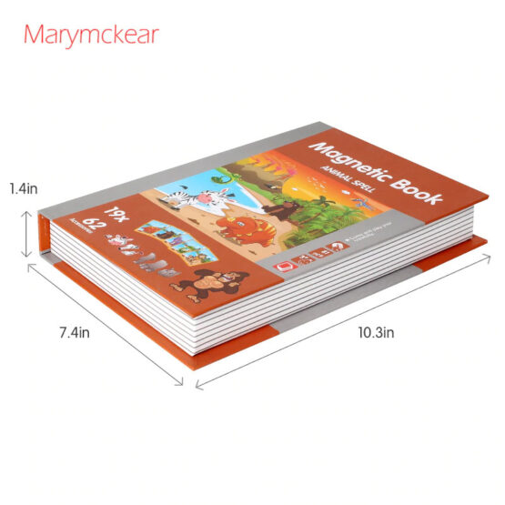 Carte magnetica animale5-Table si jocuri magnetice