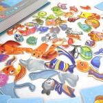 Carte magnetica joc educativ puzzle sea creatures5-Table si jocuri magnetice