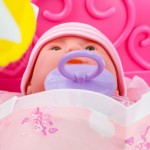 Papusa bebe cu patut balansoar leagan carusel10-Papusi si Accesorii