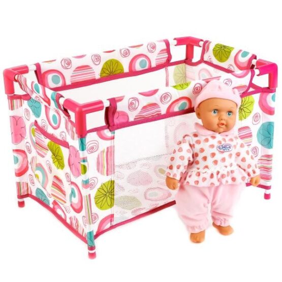 Set papusa bebe cu patut si accesorii4-Papusi si Accesorii