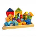 Set cuburi lemn print blocks1-Cuburi constructie