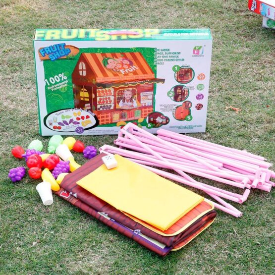 Coort de joaca casuta magazinul de fructe4-Corturi de joaca