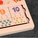 Joc lemn matematica 3 in 1 asociere cifre puzzle6-Jucarii din Lemn si Montessori