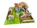 Joc lemn puzzle 3d ferma playtive1-Jucarii din Lemn si Montessori