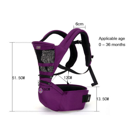 Marsupiu ergonomic bebe cu scaunel aiebao3-Hamuri si Marsupii