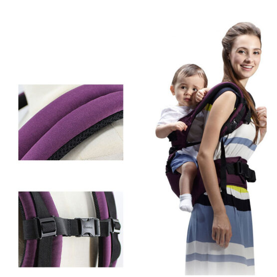 Marsupiu ergonomic bebe cu scaunel aiebao5-Hamuri si Marsupii