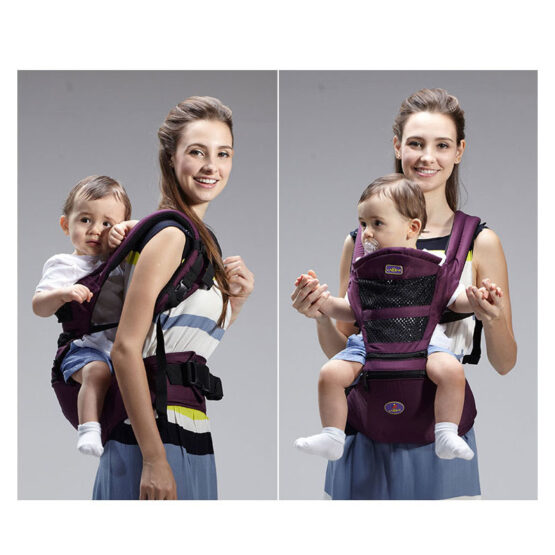 Marsupiu ergonomic bebe cu scaunel aiebao6-Hamuri si Marsupii