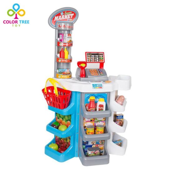 Set de joaca supermarket self service 36 piese4-Bucatarii de Jucarie