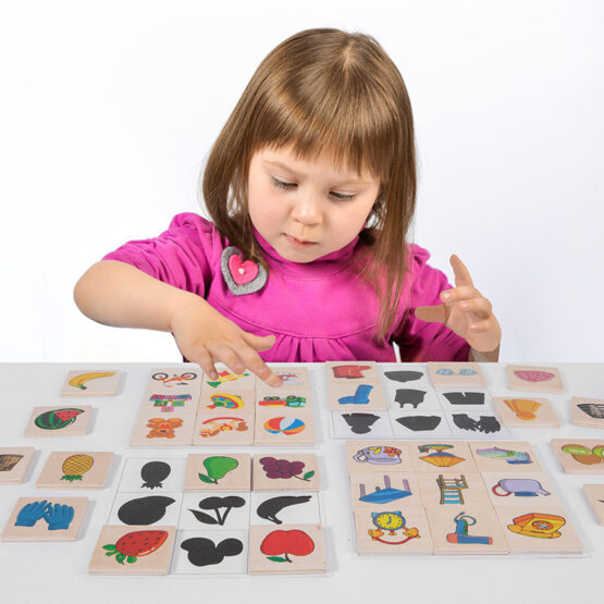 Jocul umbrelor paired shadow puzzle asociere3-Jocuri educationale