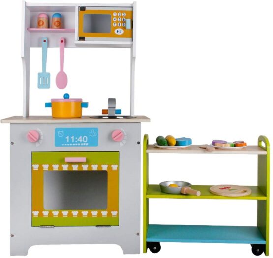 Bucatarie de jucarie din lemn 2 in 1 Combination Kitchen - HAM BEBE