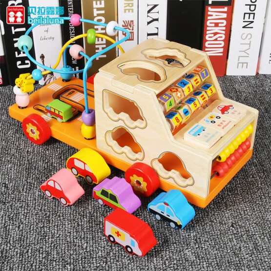 Camion din lemn multifunctional Beilaluna - HAM BEBE