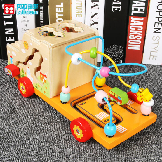 Camion din lemn multifunctional Beilaluna - HAM BEBE