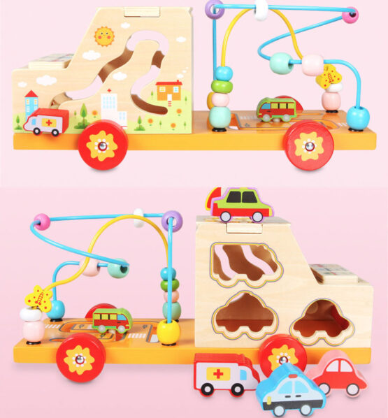 Camion din lemn multifunctional Beilaluna - HAM BEBE