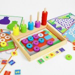 Joc educativ numaratoare si puzzle beilaluna4-Jucarii din Lemn si Montessori