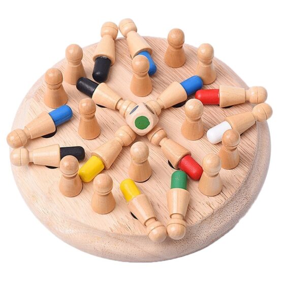 Joc memorie din lemn Memory Chess - HAM BEBE