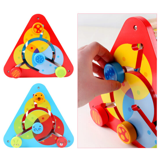 Centru de activitati 5 in 1 Piramida OzmToy - HAM BEBE