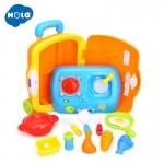 Set Troler Mini bucatarie de jucarie Hola Toys Little Chef Suitcase - HAM BEBE