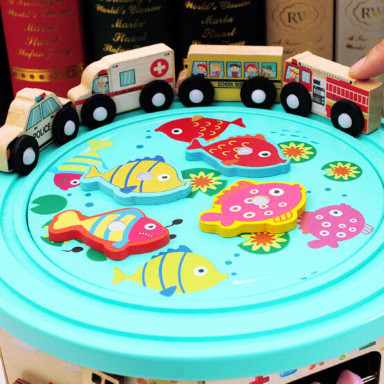 Centr activitati din lemn broscuta 7 in 1 mu toys5-Jucarii din Lemn si Montessori