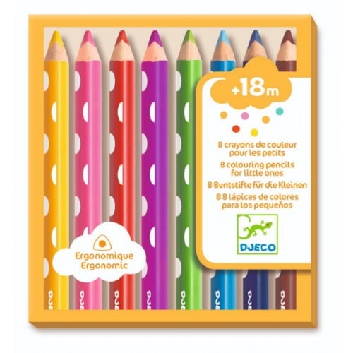 Creioane colorate bebe djeco1 - HAM BEBE