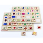 Joc memorie din lemn Mahjong Right Brain Memory Game - HAM BEBE