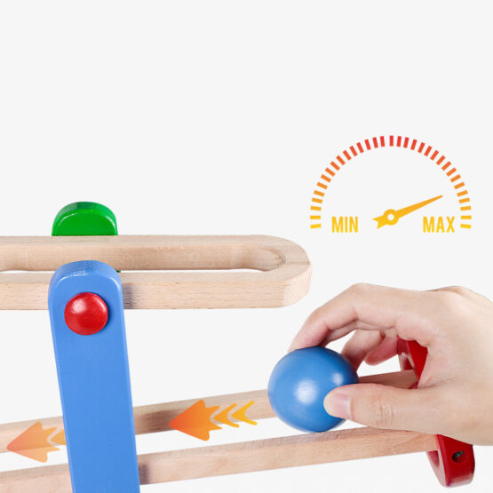 Jucarie Circuit cu bile Pista din lemn Onshine Slider Game - HAM BEBE
