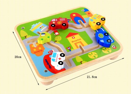 Labirint din lemn 3D Oraselul Kabi Urban - HAM BEBE