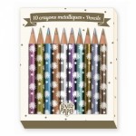 Set 10 creioane metalice djeco - HAM BEBE