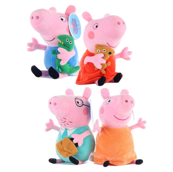 Set 4 purcelusi peppa1-Jucarii Plus si Figurine