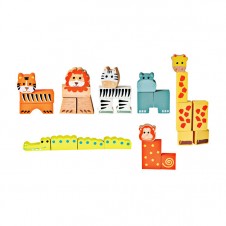 Set cuburi puzzle animale egmont1-Jucarii din Lemn si Montessori