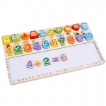 Tablita educativa cifra litere digital shapes 3 in 1 4-Jucarii din Lemn si Montessori