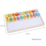 Tablita educativa cifra litere digital shapes 3 in 1 5-Jucarii din Lemn si Montessori