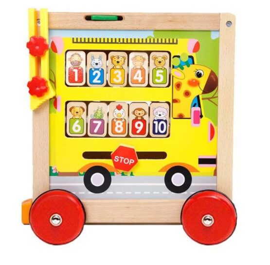 Antemergator lemn montessori deer tiger girafa mare4-Antepremergatoare