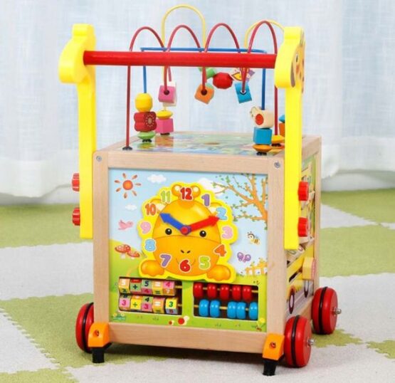 Antemergator lemn montessori deer tiger girafa mare5-Antepremergatoare