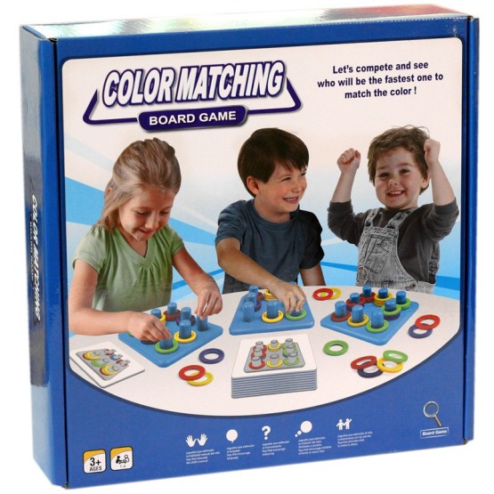 Joc asociere culori Color Matching Board Game - HAM BEBE
