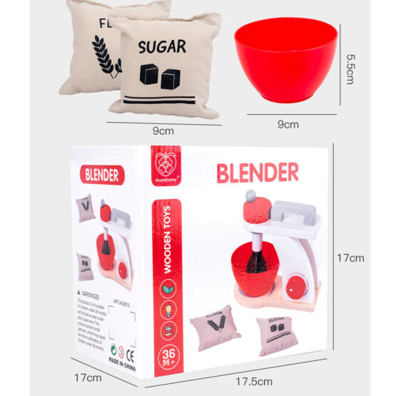 Jucarie lemn blender7-Bucatarii de Jucarie