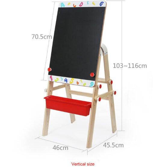 Tabla magnetica 2 in 1 convertibila masuta topbright7-Jucarii din Lemn si Montessori