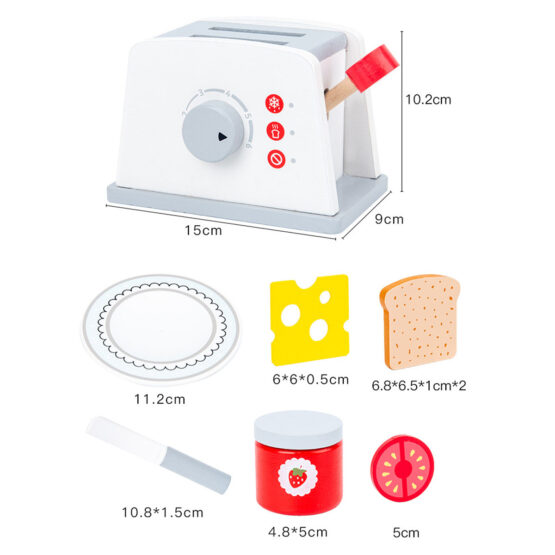 Toaster jucarie lemn4-Bucatarii de Jucarie