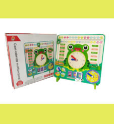 Calendar lemn educativ in romana Broscuta - HAM BEBE