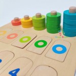 Joc montessori lemn invatare cifre culori6-Jucarii din Lemn si Montessori