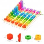 Joc lemn educativ alfabet cifre forme rainbow board6-Jucarii din Lemn si Montessori