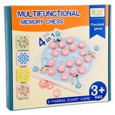Joc memorie 4 in 1 Multifunctional Memory Chess - HAM BEBE