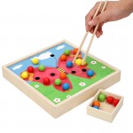 Joc Montessori 2 in 1 Pescuit Magnetic si Mozaic Dexteritate - HAM BEBE