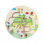 Labirint 3d fructe vicky2-Jucarii din Lemn si Montessori