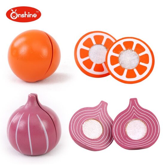 Set fructe si legume de feliat onshine 19 piese3-Bucatarii de Jucarie